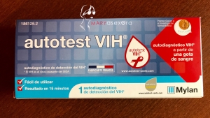 Caja del test de autodiagnóstico del VIH