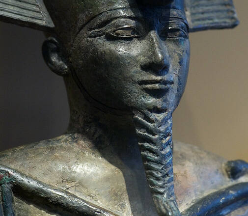 Estatua de Osiris en el Museo Nacional de Antigüedades de Leiden