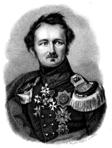 Retrato de 1837 de Hermann Ludwig Heinrich von Pückler-Muskau