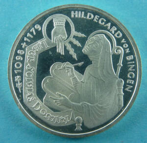 Moneda conmemorativa de Hildegard von Bingen