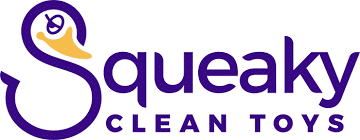 Logotipo de Squeaky-clean-toys compra-venta juguetes eróticos de segunda mano