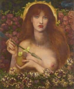 Cuadro de Dante Gabriel Rossetti de Venus Verticordia.