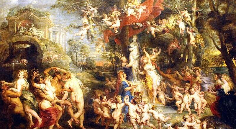 Cuadro de Rubens el festival de Venus